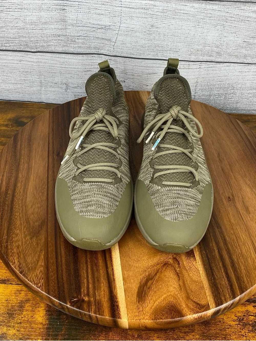 Native Shoes AP Proxima LiteKnit Olive Green Sneakers Men’s Shoe Size 10.5